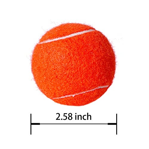 HPWFHPLF Tennis Balls, 3 Pack Advanced Training & Practice Tennis Balls for Beginners, High Visibility Pet Dog Playing Balls (Orange) - Image 2