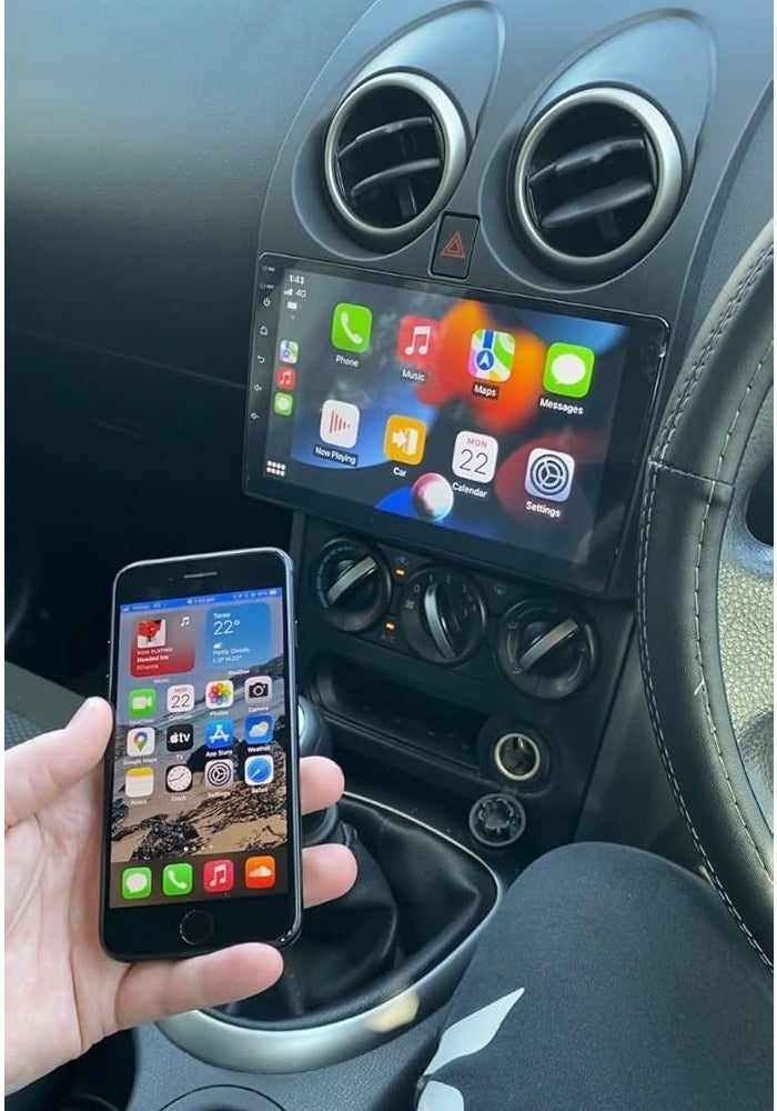 فيريكس ستيريو سيارة نيسان قاشقاي مناسب لشاشة أندرويد 2006-2013 مع Apple Carplay Android Auto لاسلكي واي فاي DSP FM&AM BT AHD كاميرا متضمنة واجهة سريعة (2 + 32 جيجابايت Carplay 4CORE) - Image 3
