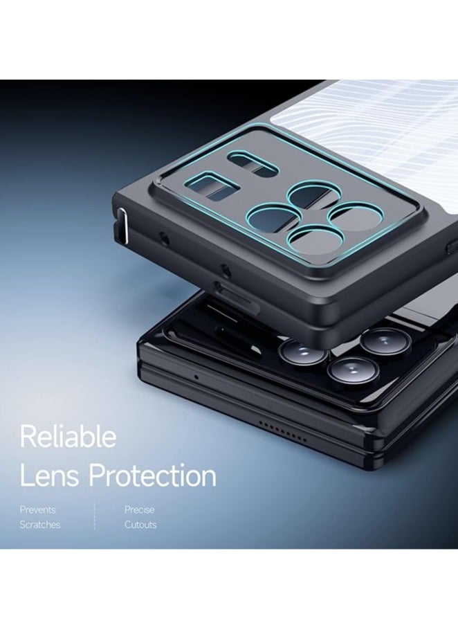 Xiaomi Mix Fold 3 2023 Protective Case, Airbag Fall Resistant Acrylic PC + TPU Shockproof Armor Back - Image 3