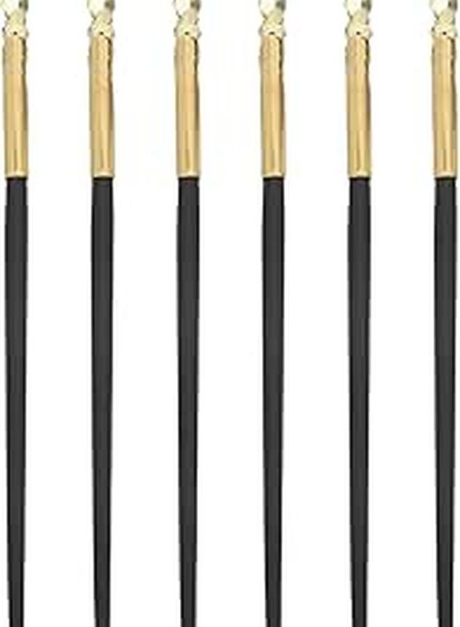 Gold Nib Dip Pens 6 Pack For English Calligraphy Signature Writing And Sketching - Image 1