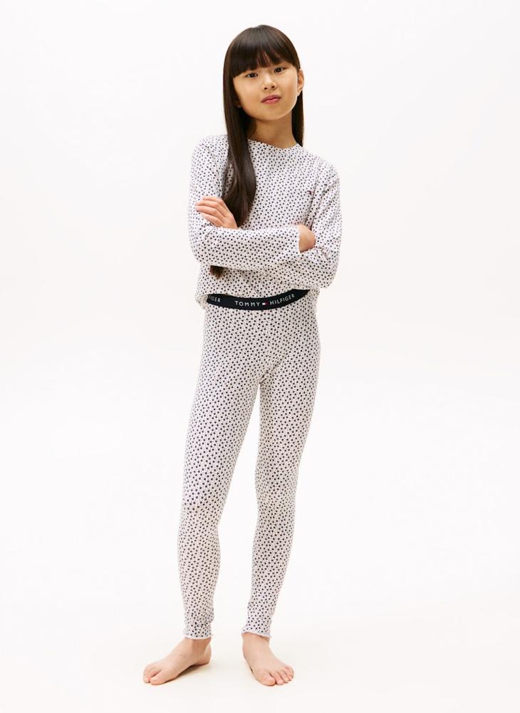 TOMMY HILFIGER Kids Crew Neck T-Shirt And Leggings Set - Image 1