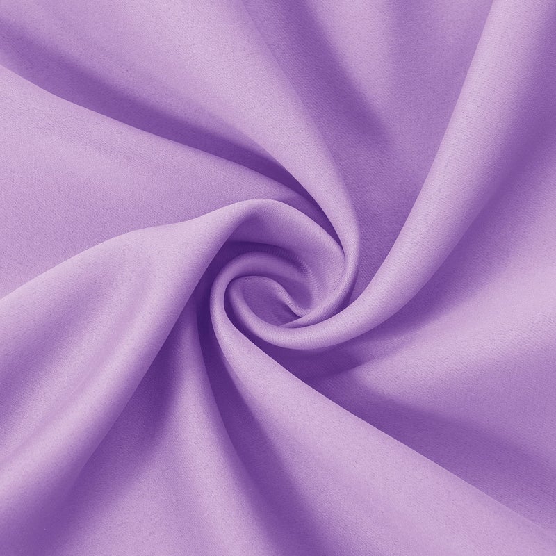 LEMOMO Lavender Blackout Curtains 52 x 63 Inch Length/Set of 2 Curtain Panels/Thermal Insulated Room Darkening Blackout Curtains for Bedroom - Image 5