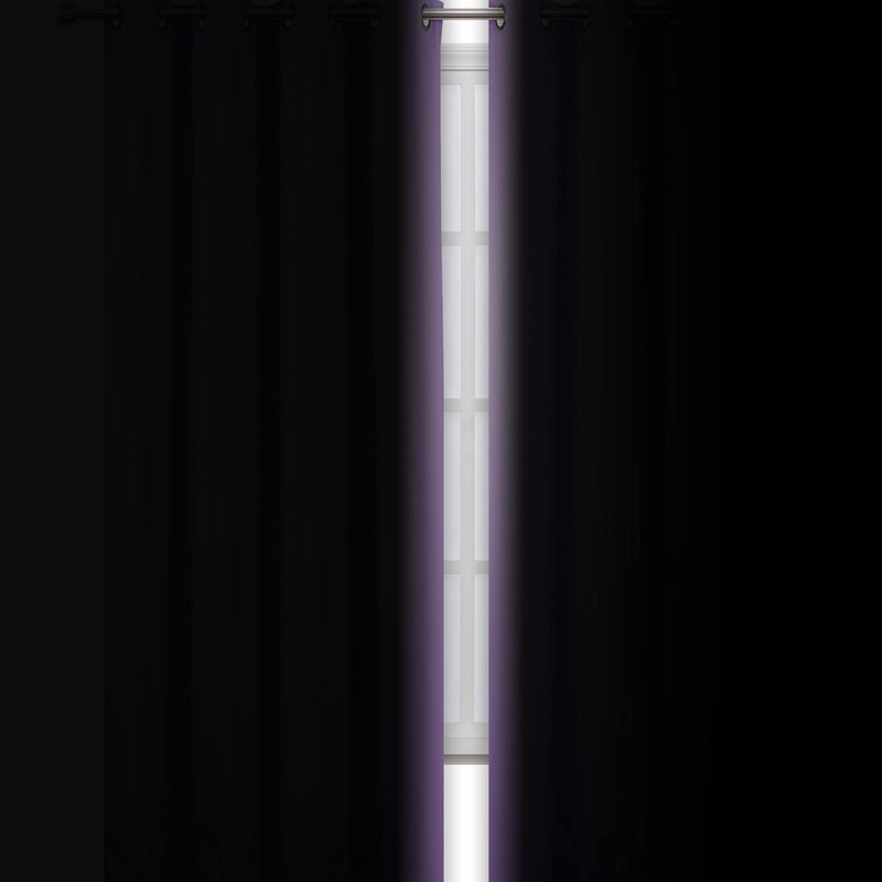 LEMOMO Lavender Blackout Curtains 52 x 63 Inch Length/Set of 2 Curtain Panels/Thermal Insulated Room Darkening Blackout Curtains for Bedroom - Image 3