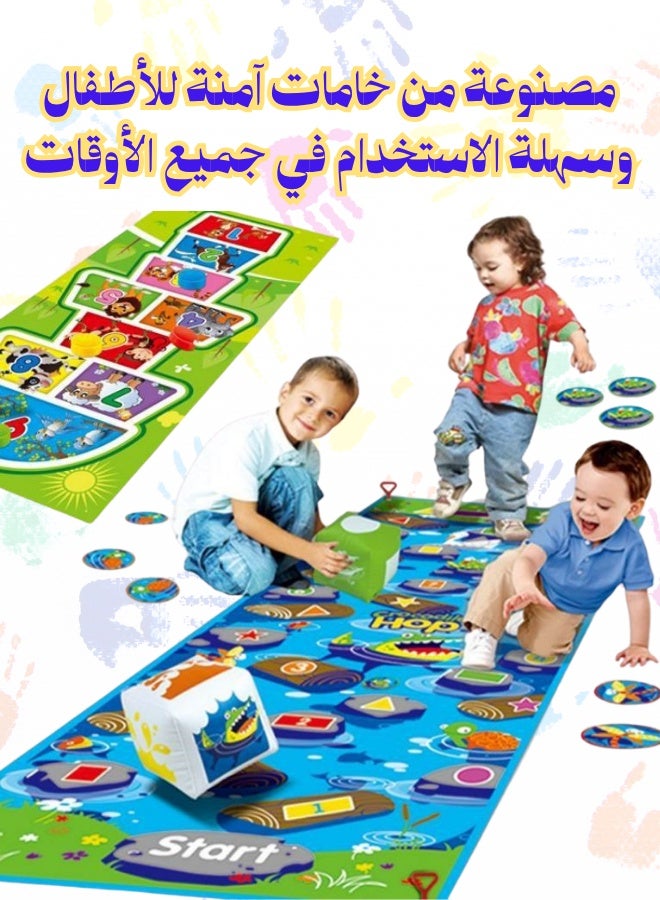 Crocodile Hop Interactive Floor Game for Kids – Educational Indoor Toy for Ages 3+ - Image 3