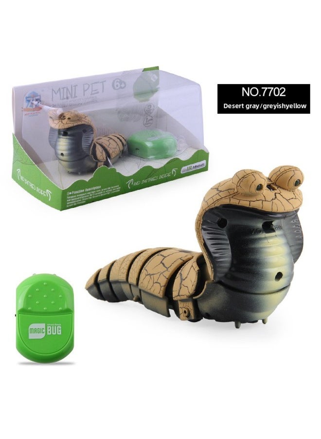 Strange Trick Toy Electric Remote Control Infrared Frequency Simulation Rattlesnake Cobra Remote Control Snake Walking-Color:7702A Grey 105g  - Image 1