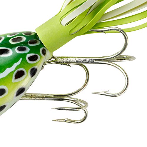 Arbogast Hula Popper Baits, Leopard Frog, 2.25-Inch - Image 2