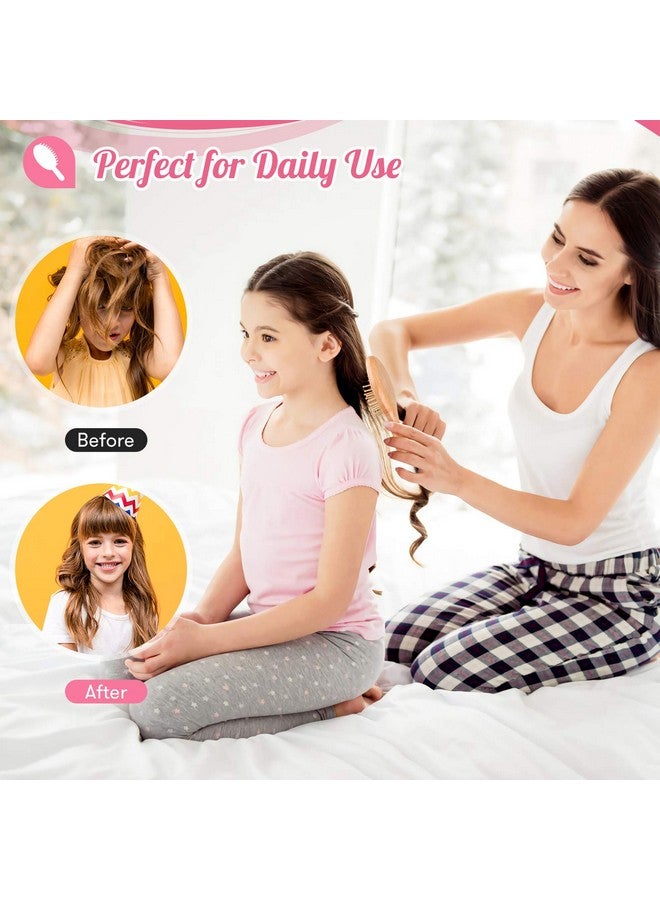 URTHEONE Mini Hair Brush,Detangling Brush For Thick Curly Thin Long Short Wet Or Dry Hair, Pocket Travel Small Paddle Hair Brush For Men Women Kids - Image 5