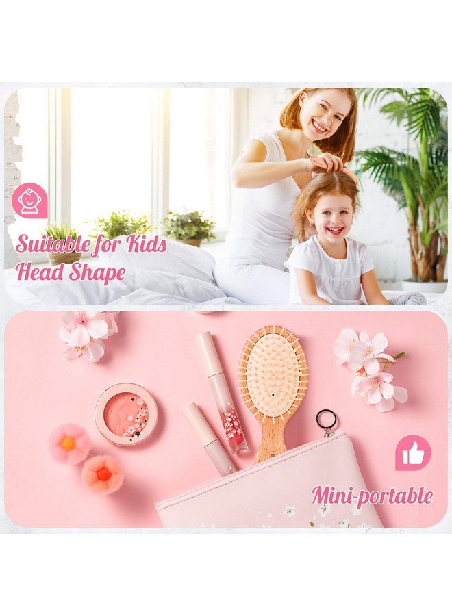 URTHEONE Mini Hair Brush,Detangling Brush For Thick Curly Thin Long Short Wet Or Dry Hair, Pocket Travel Small Paddle Hair Brush For Men Women Kids - Image 2