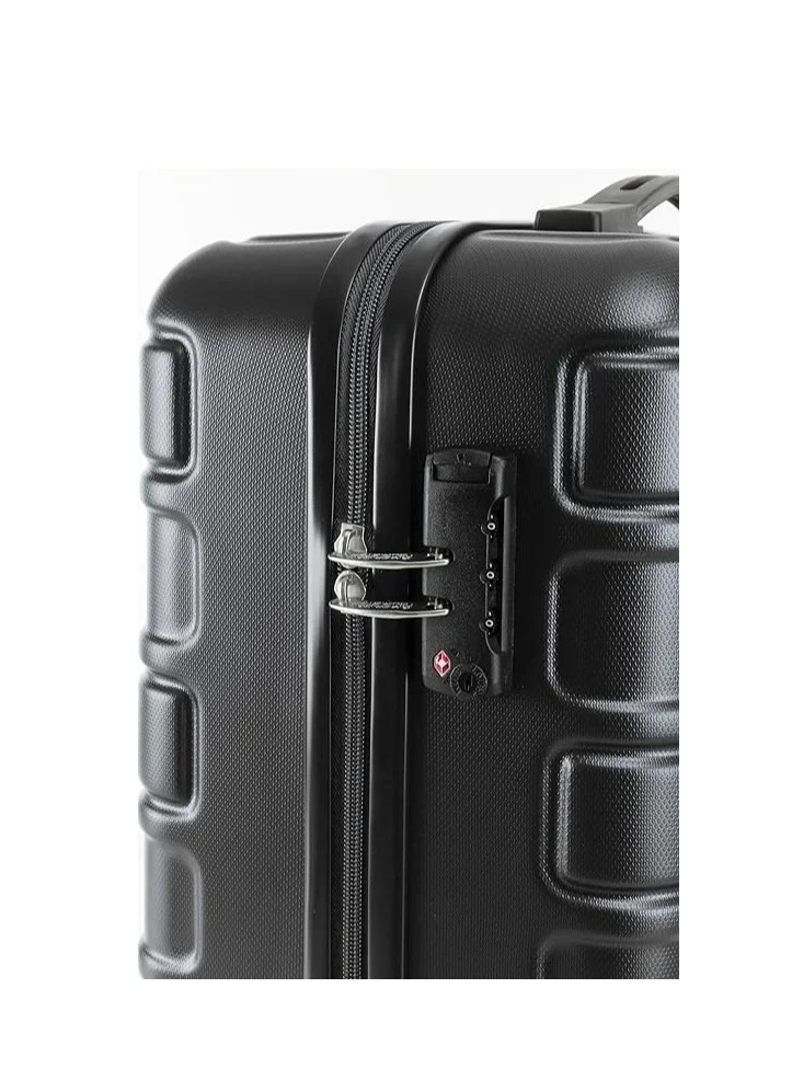 AMERICAN TOURISTER Bricklane 3pc Set (55/68/80 cm), 4 Spinner Wheels, Hard Top, Polycarbonate, Jet Black|Lightweight|Scratch & Impact Resistance|TSA Lock|Inner Mesh Zippered Pocket - 3 Years International Warranty