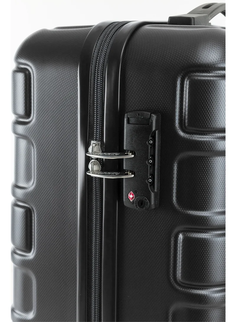 AMERICAN TOURISTER Bricklane 3pc Set (55/68/80 cm), 4 Spinner Wheels, Hard Top, Polycarbonate, Jet Black|Lightweight|Scratch & Impact Resistance|TSA Lock|Inner Mesh Zippered Pocket - 3 Years International Warranty