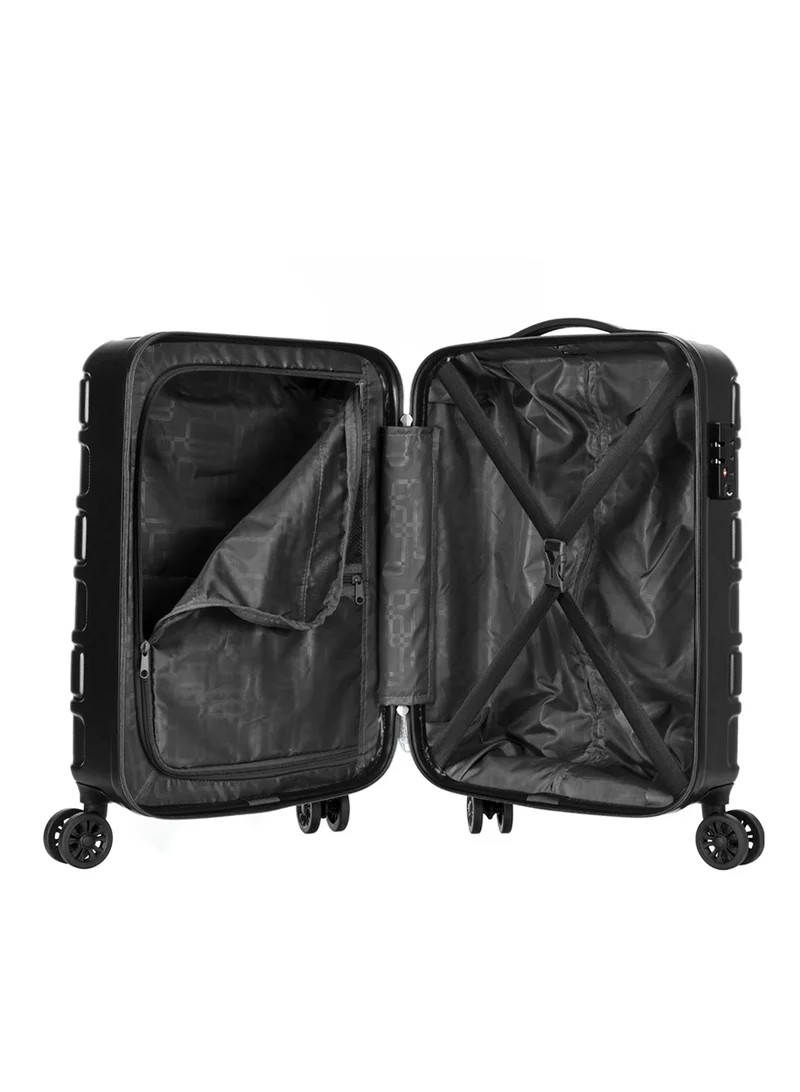 AMERICAN TOURISTER Bricklane 3pc Set (55/68/80 cm), 4 Spinner Wheels, Hard Top, Polycarbonate, Jet Black|Lightweight|Scratch & Impact Resistance|TSA Lock|Inner Mesh Zippered Pocket - 3 Years International Warranty