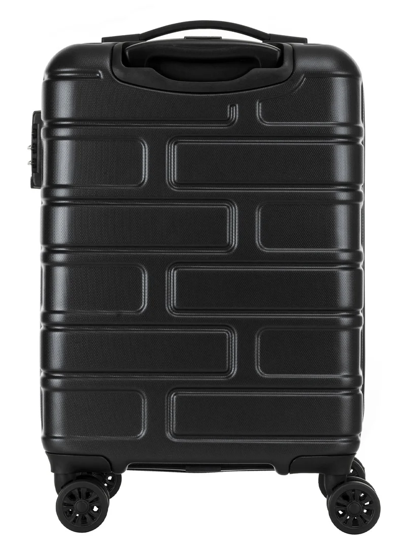 AMERICAN TOURISTER Bricklane 3pc Set (55/68/80 cm), 4 Spinner Wheels, Hard Top, Polycarbonate, Jet Black|Lightweight|Scratch & Impact Resistance|TSA Lock|Inner Mesh Zippered Pocket - 3 Years International Warranty