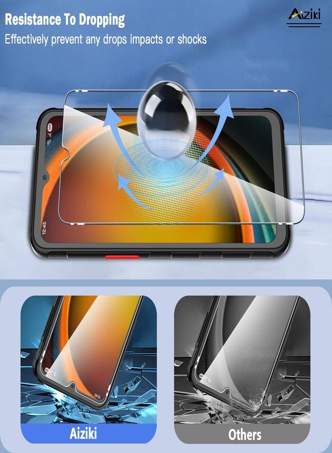 Aiziki (2 Pack Designed for Samsung Galaxy X Cover 7 Pro Screen Protector, Ultra Resistant, Shatterproof, Bubble Free for XCover 7 Pro/XCover 7 Tempered Glass - Image 4