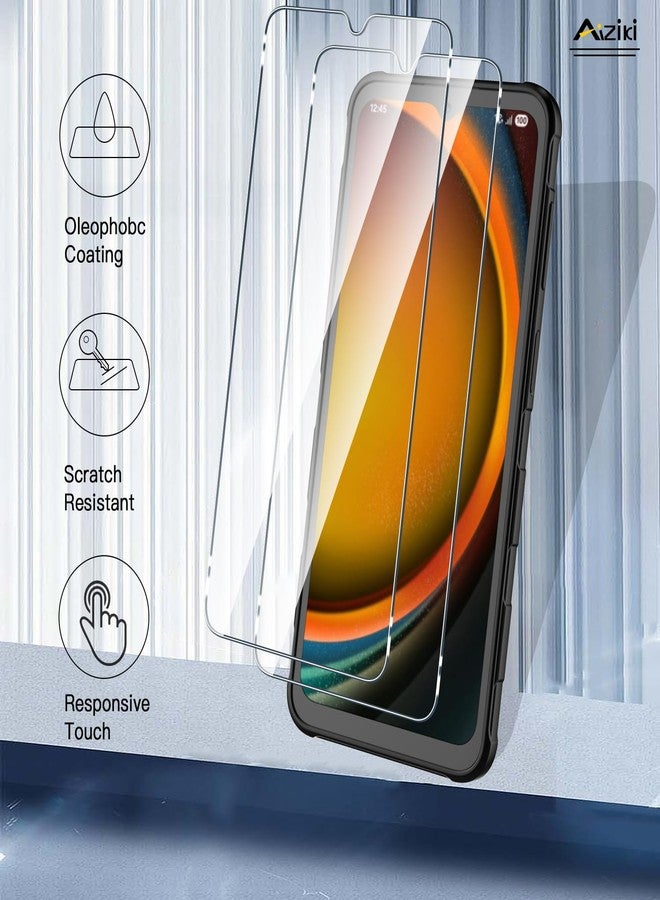 Aiziki (2 Pack Designed for Samsung Galaxy X Cover 7 Pro Screen Protector, Ultra Resistant, Shatterproof, Bubble Free for XCover 7 Pro/XCover 7 Tempered Glass - Image 5