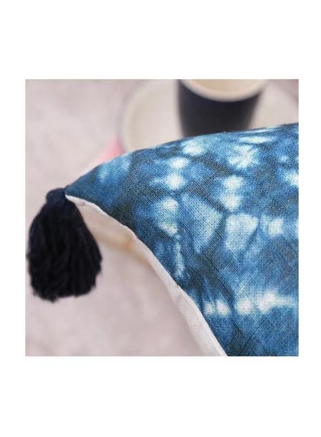IAF Boho Cushion Cover 45x45cm with Tassel Decor - Woven Throw Tufted Pillowcase for Home Decor, Bohemian Style - Eschur" - Image 2