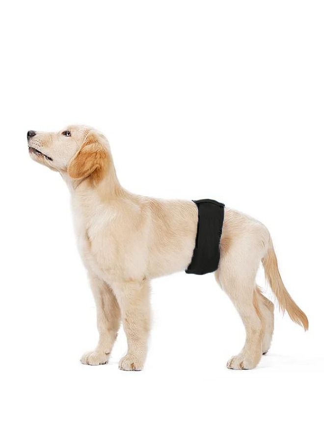 أربطة بطن قابلة للغسل للكلاب ولفائف موسعة للكلاب - أربطة بطن عالية الامتصاص للكلاب الذكور الكبيرة - Image 3