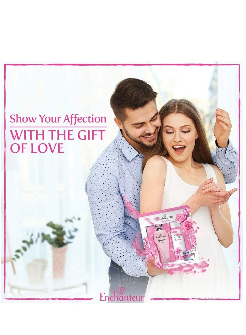 انشانتر عبوة هدايا او دي تواليت ومزيل العرق المعطر من انشانتر - هدية رومانسية للحب، 100 مل + 75 مل - Image 3