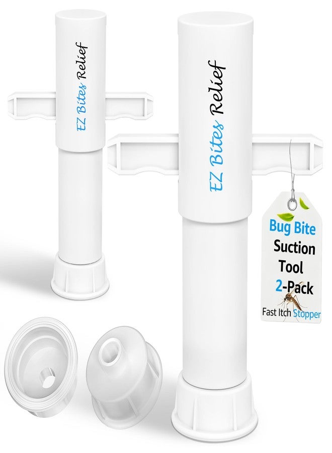 Nano Shield Bug Bite Suction Tool 2 Packs, Kid Friendly Bug Bite Sucker, Venom Extractor, Natural Reduce Itching & Swelling, Bite & Sting First Aid for Outdoor Hiking, Backpacking and Camping, Summer Essentials - Image 1