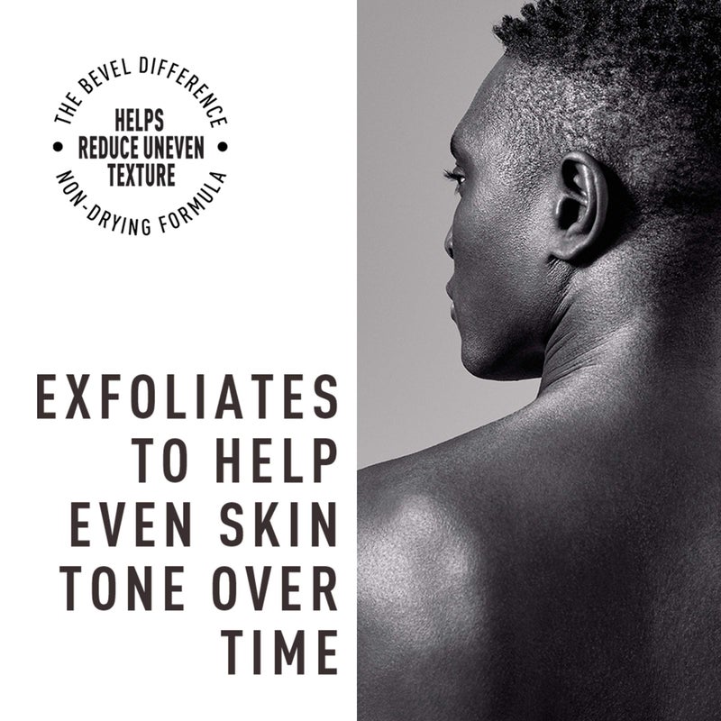 Bevel Exfoliating Body Wash for Men - Dark Cassis Scent with Charcoal and Argan Oil, 16 Oz (Packaging May Vary) - Image 2