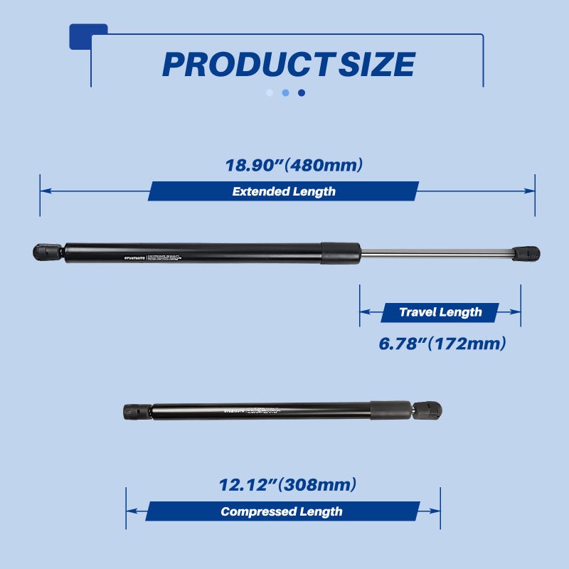 OTUAYAUTO Replacement for 2011-2014 Kia Sorento Liftgate Lift Support - OTUAYAUTO Rear Tailgate Strut - OEM# 81771-1u000 (Pack of 2) - Image 3