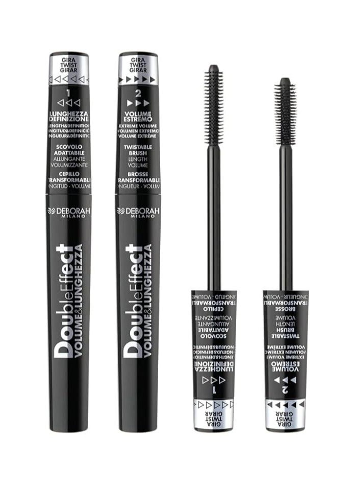 DEBORAH D MASCARA DOUBLE EFFECT BLACK