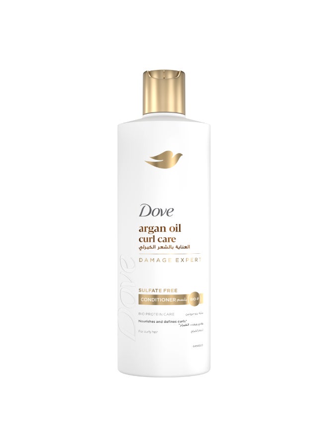 DOVE Hair Conditioner, Argan Oil Moisture, with nourishing Argan Oil, no dyes, parabens or sulphates, 350ml - Image 1