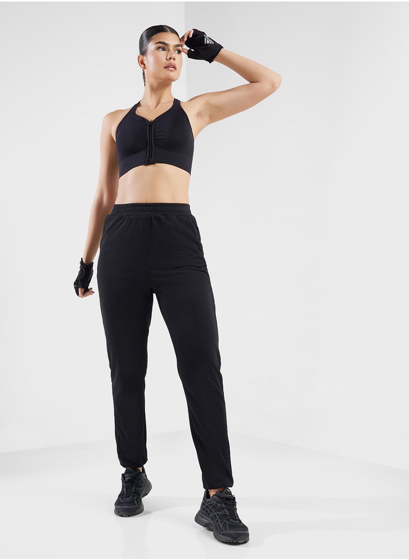 FRWD Front Zip Sports Bra With Back Cutout Detail  - Image 4