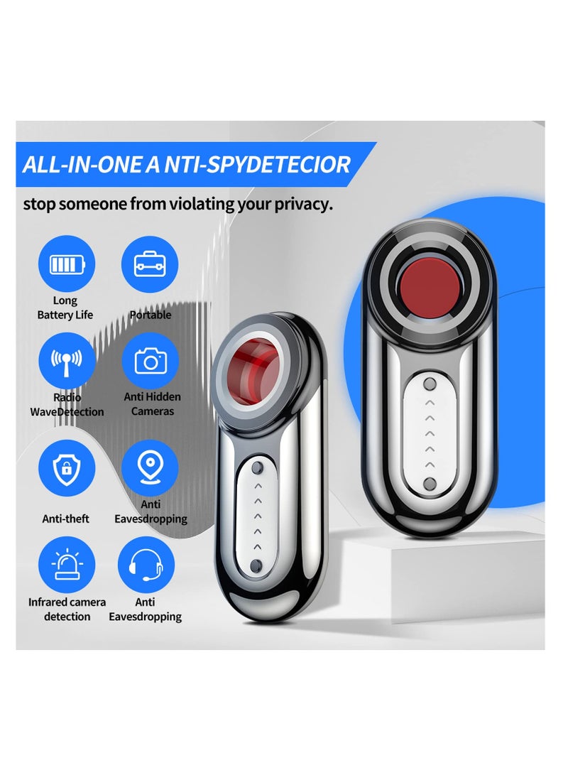 SYOSI Hidden Camera Detectors, Anti Hidden Detector Devices, Car GPS Tracker Detector, Wireless Signa Anti-Sneak Anti-Monitoring Scan Tracker Detector IR Camera Detector - Image 2