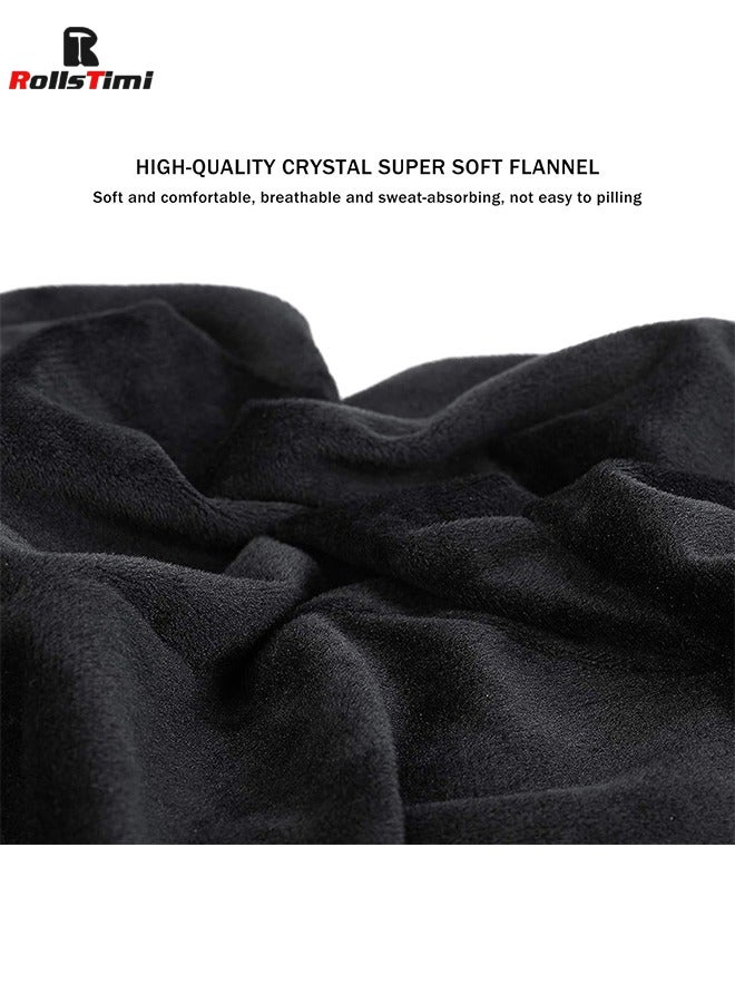 RollsTimi  Seat Pillows Buttocks Support Cushions Seat Cushion Pillow Hip Raise Pillow Leg Support for Car Office Computer Chair,Black  - Image 5