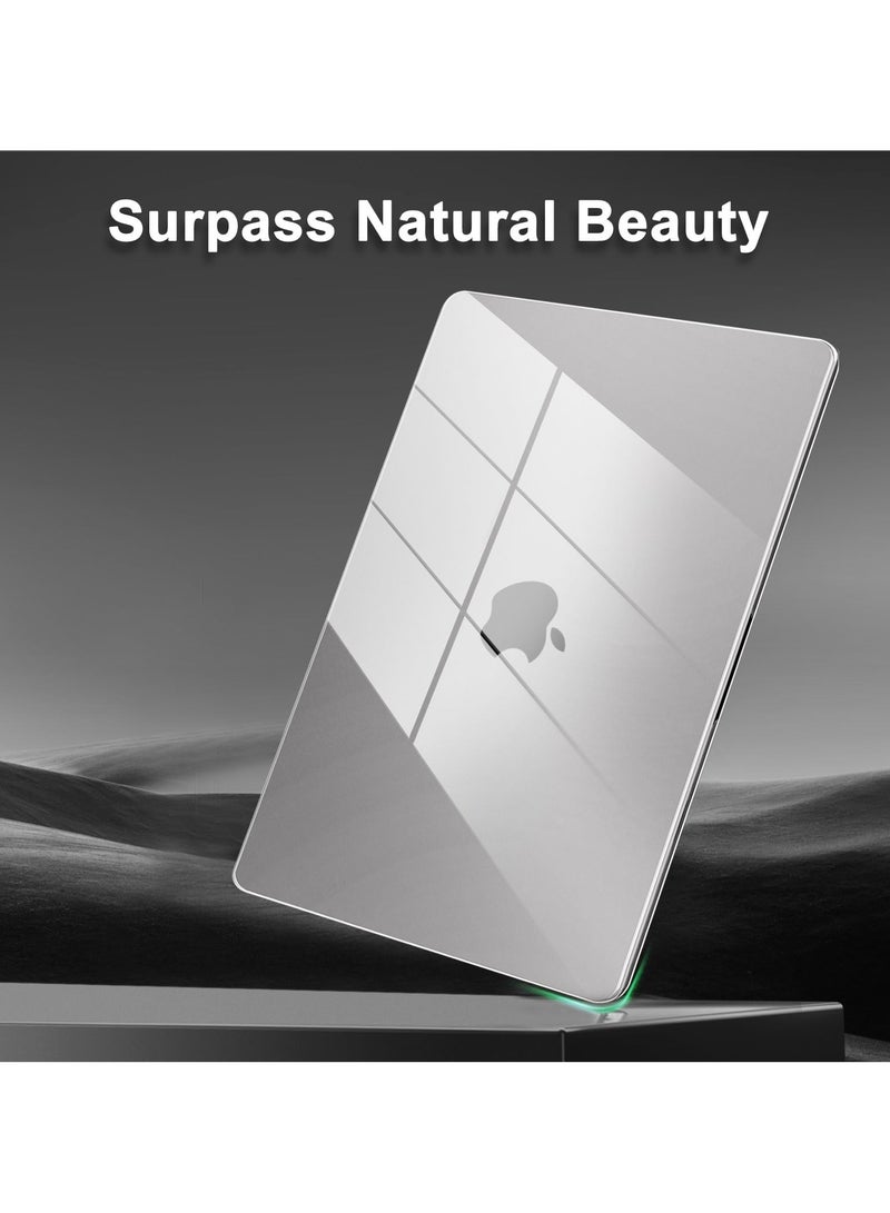 Hard Shell Plastic Case Compatible for MacBook Air 13.6 Inch M3 A3113 M2 A2681 with Retina Display & Touch ID Release 2024 2023 2022 - Supercry Crystal Clear - Image 3