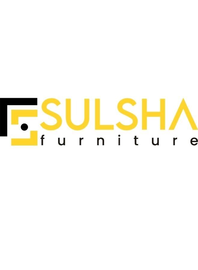 SULSHA Office Table, Boss table, Computer Table, Wooden & Leather Design 140x70x75cm - Image 4