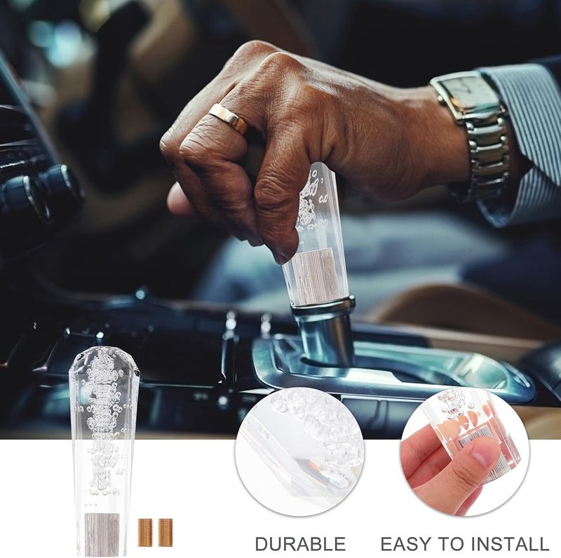 Bubble Shift Knob 15cm Acrylic Shifts Head Auto Interior Accessory for Manual and Automatic Vehicles - Image 3