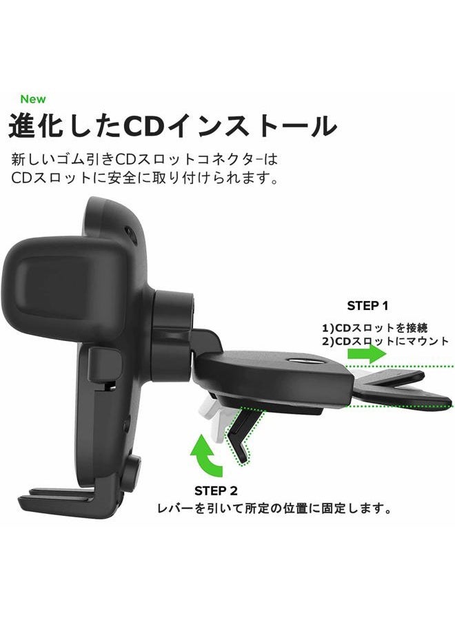 iOttie Easy One Touch 5 CD Slot Mount - Universal Car Phone Holder for iPhone, Google, Samsung, Moto, Huawei, Nokia, LG, and all other Smartphones - Image 4