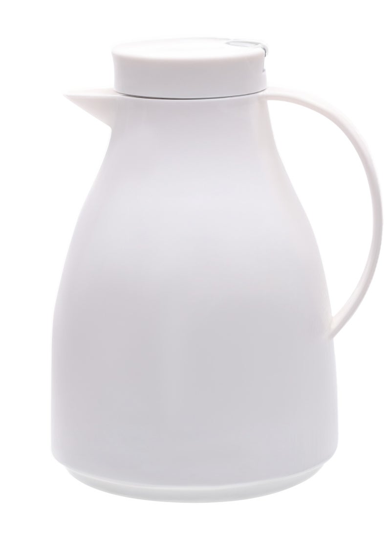 Bright Home - Bright Home Vacuum Flask 1000ML Leak-Proof Insulated Thermal Flask Plastic Body With Pink Glass Liner For Tea & Coffee Used Indoor/Outdoor - Image 1