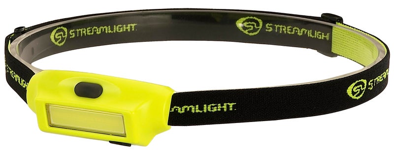 Streamlight 61700 Bandit 180-Lumen USB Rechargeable LED Headlamp with Elastic Head Strap, Clip, and USB Cable, Yellow - Image 1