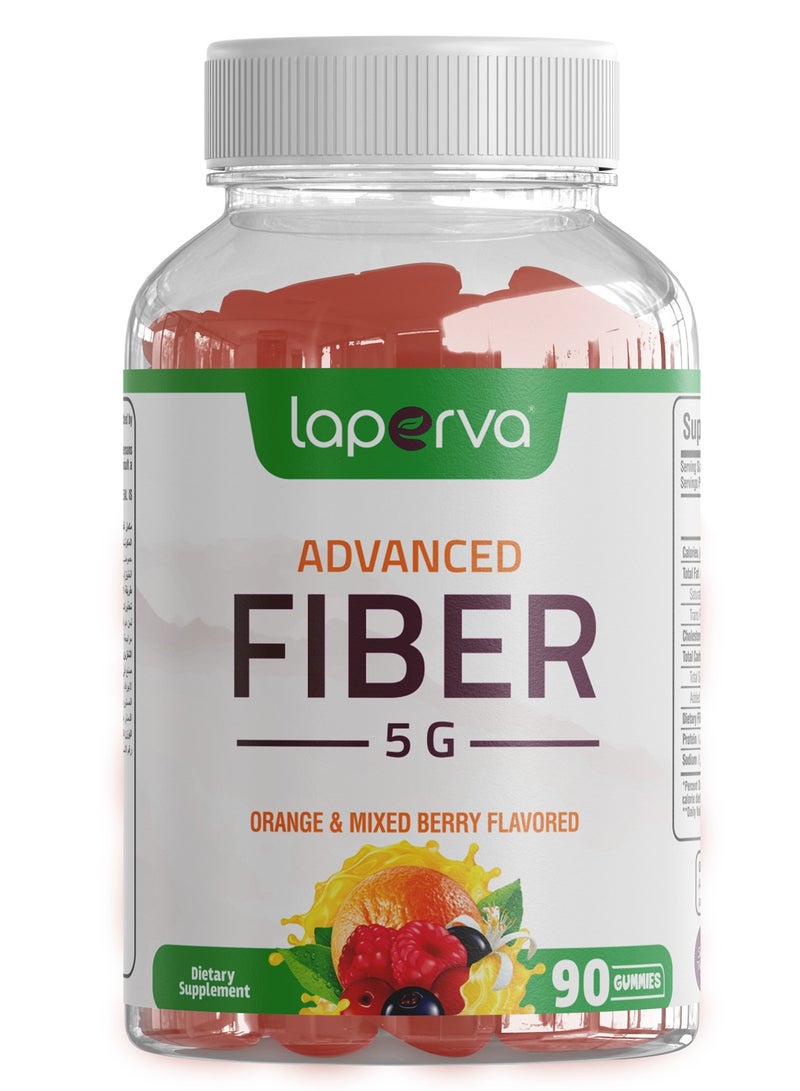 لابيرفا ألياف متقدمة 5000 ملغ بنكهة البرتقال والفواكه المختلطة - 90 علكة