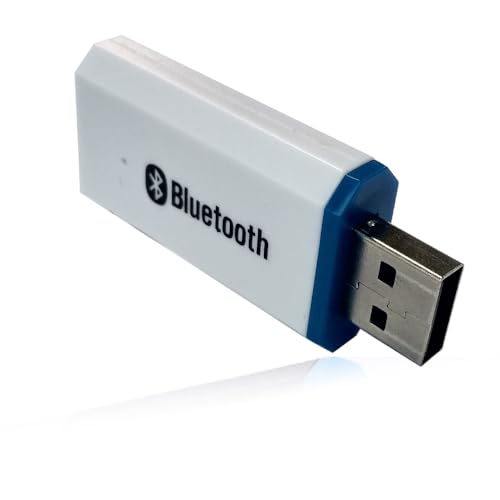 QOFOWIN محول استقبال بلوتوث USB QOFOWIN، محول صوت لاسلكي، مجموعة موسيقى بلوتوث للسيارة، نظام صوت منزلي/سيارة، مكبرات صوت محمولة، (مدخل Aux) مع كابل 3.5 مم (Yet-M1). - Image 1