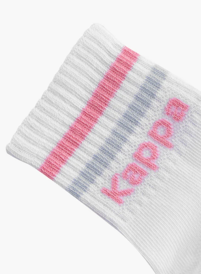 Kappa Textured Crew Length Sports Socks - Set of 5