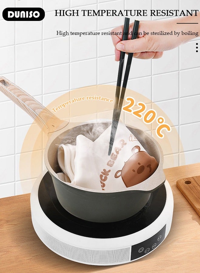 DUNISO Silicone Baking Mat for Rolling Dough, Silicone Dough Mat for Electrostatic Adsorption, Non Slip Waterproof Silicone Pastry Mat, Reusable Non Stick Baking Mat with Dough Cutter Pastry Brush and Tie Up for Cookies, Bread, Pizza, Fondant  - Image 5
