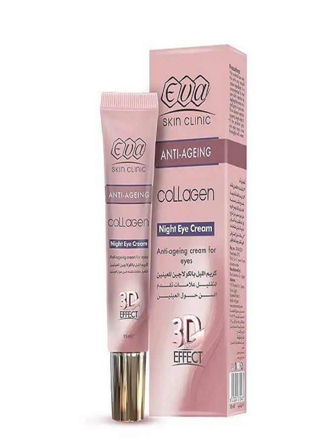 Eva EVA COLLAGEN NIGHT EYE CREAM 15 ML 