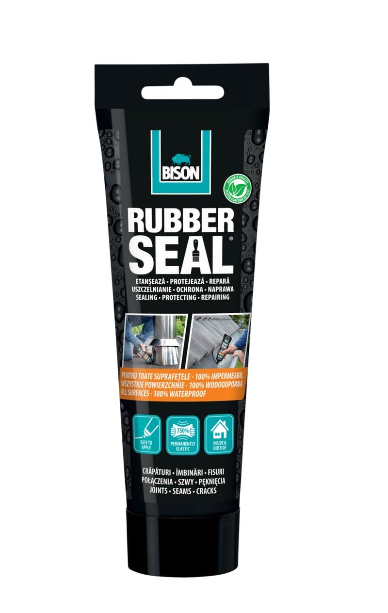 Bison Rubber Seal Tube 250G, Waterproofing Repair, Sealant, And Protector Based On Rubber - Image 1