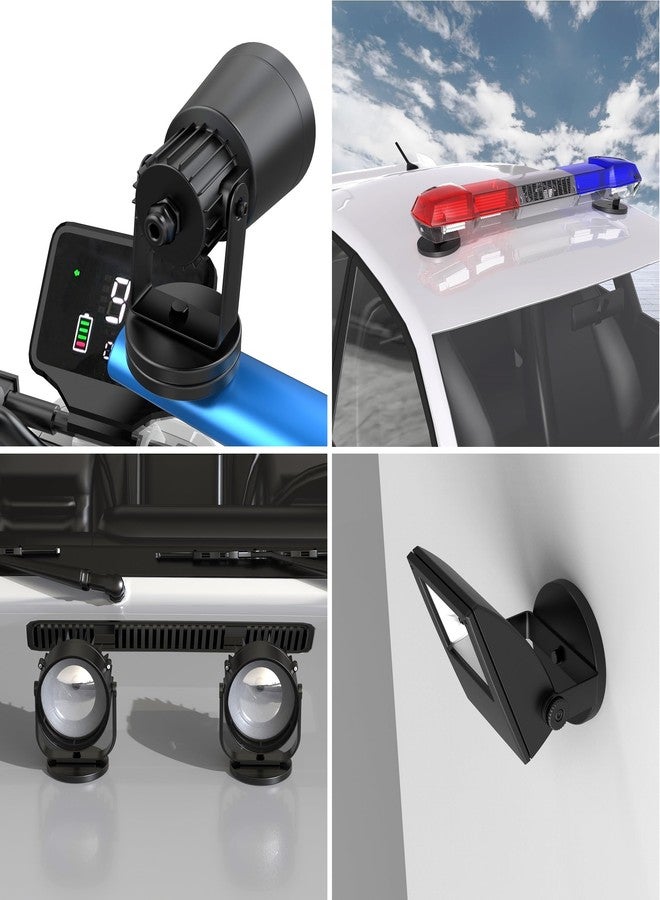 Magnetpro 4 Pieces Strong Rubber Coated Mounting Magnets Anti-Scratch & Anti Corrosion, Over 30 LB Adhesive Power, with 1/4"-20 Stainless Steel Male Thread and Nut for PTZ, Camera - Image 5