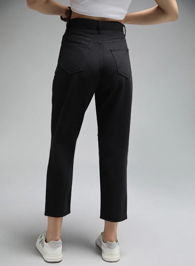 HIGH STAR Women Black Jeans