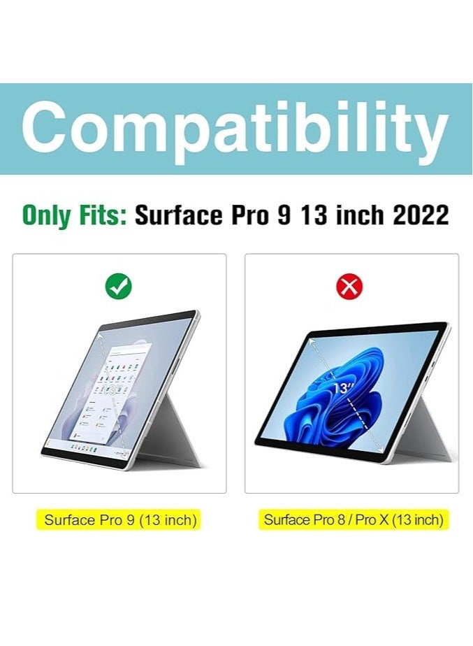 Compatible with Surface Pro 9 13-inch Privacy Screen Protector, Anti-Spyware Tempered Glass Ultra-Thin Tinted Protector - Image 2