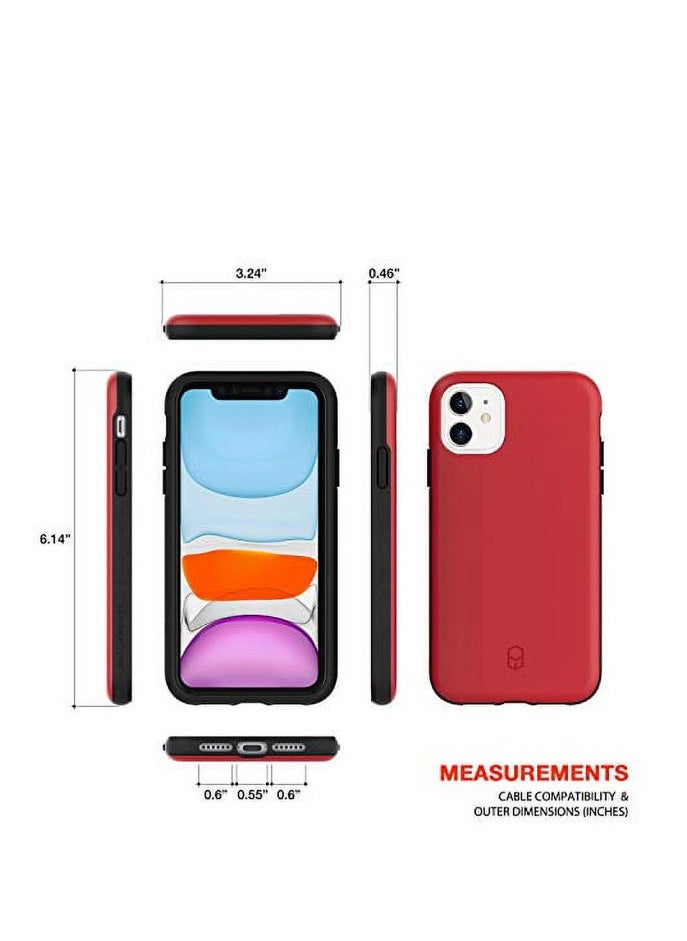 Patchworks - Patchworks Level ITG Case for iPhone 11 Pro, Red -Polycarbonate - Image 1