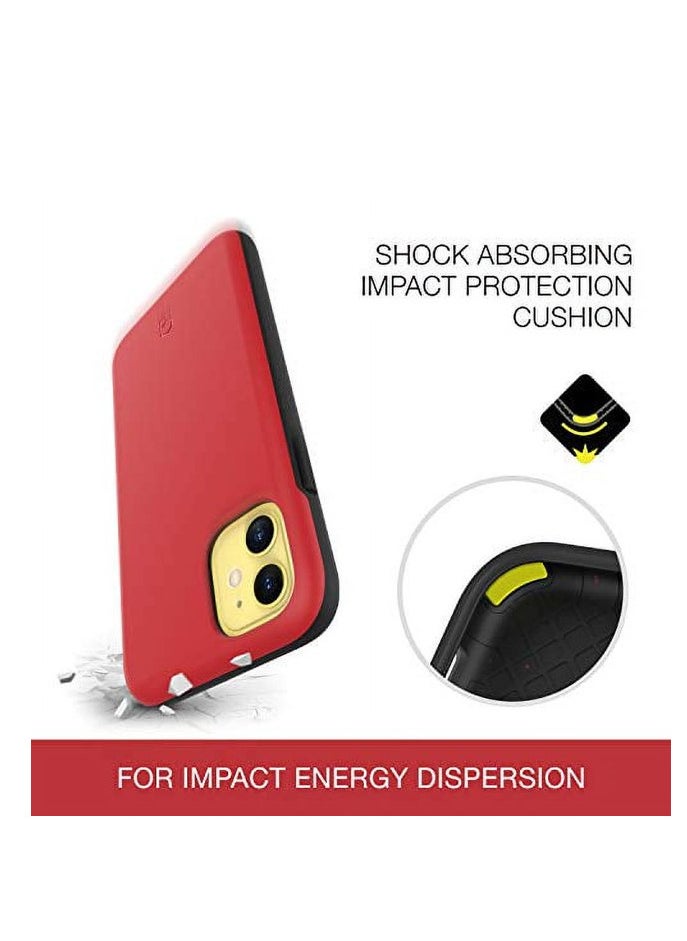 Patchworks - Patchworks Level ITG Case for iPhone 11 Pro, Red -Polycarbonate - Image 1
