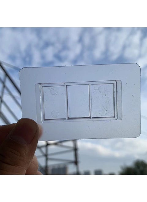 No-Punching Transparent Seamless Multi-Functional Household Adhesive Hooks Strong Claw Hooks For Coats And Hats 6x10【56 strips】