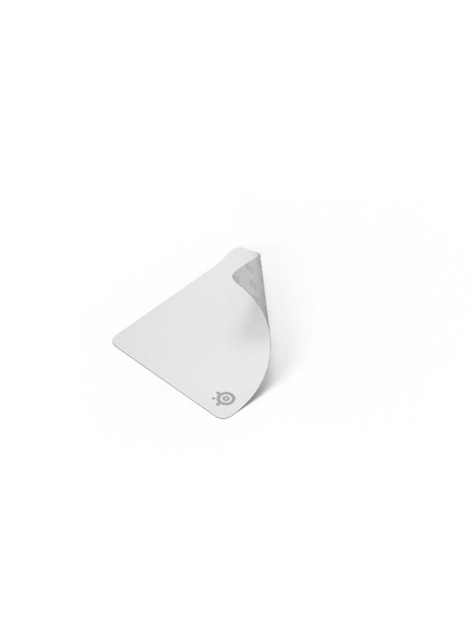 SteelSeries QcK Mousepad, Large (450 x 400 x 2 mm) Size, Legendary Micro-Woven Cloth, Non-Slip Rubber Base, White | 63464 - Image 3