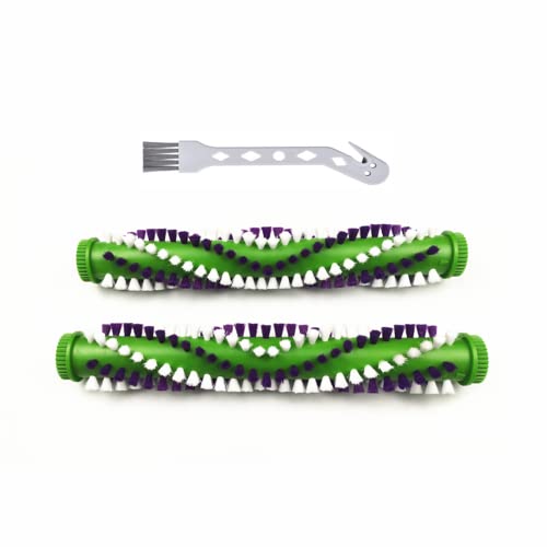 QINAN Vacuum Carpet Cleaning Brush Replacement Part Compatible Bissell ProHeat 2X Revolution Pet Pro 3432 3588F 1986 1964 19862 Roller Brush Assembly Number #1611133（2 pack green） - Image 2