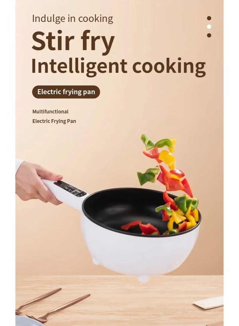 Multifunctional Electric Wok 2In1 Non-Stick Electric Frying Pan With Steamer Large Capacity Electric Wok Cooking  - Image 4